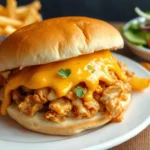 cheesy chicken sloppy joes