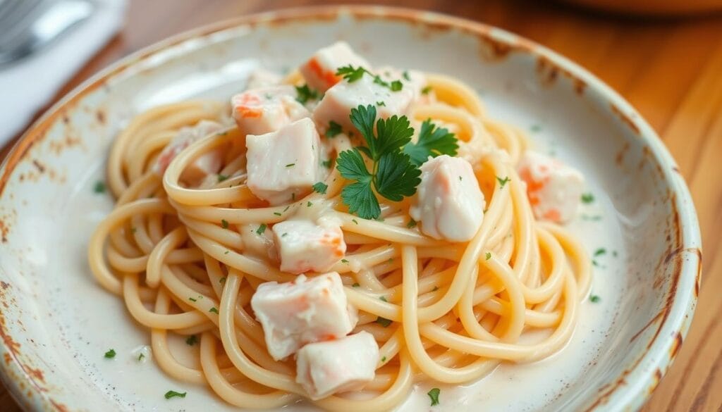 crab pasta