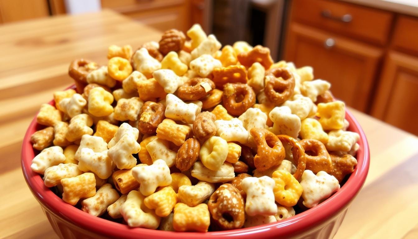 chex mix oven recipe